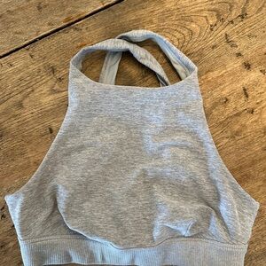 Gray Alo Yoga Sports Bra